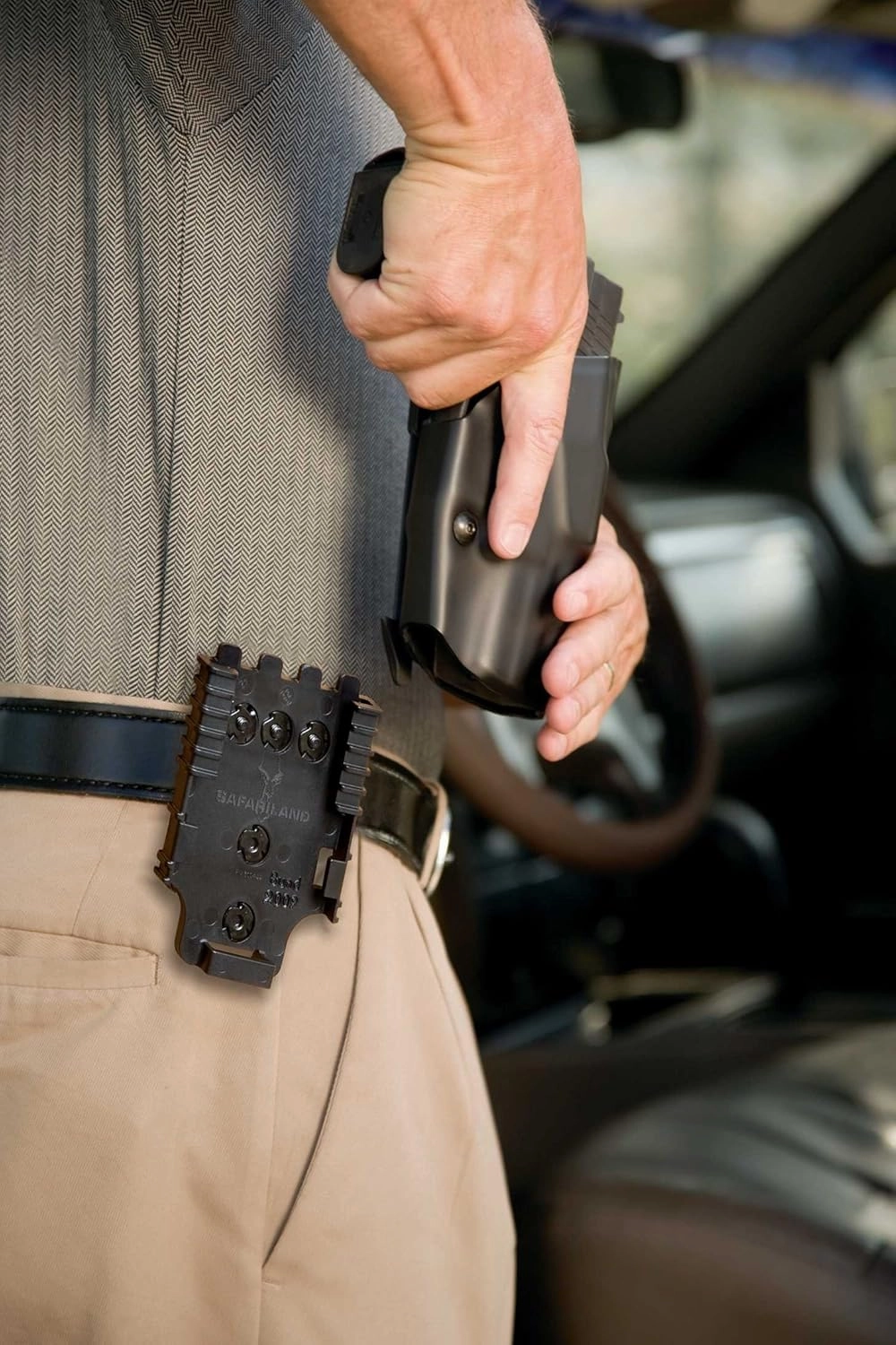 Safariland Three Retention Duty Holster, Red Dot Sight Compatible