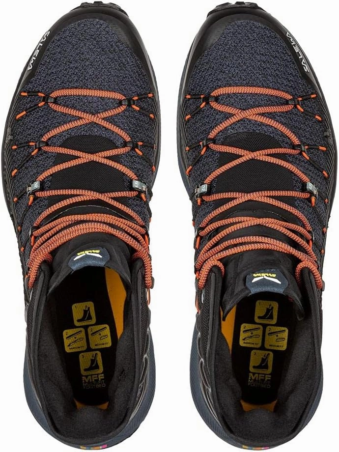 Salewa Men's Dropline Shock-Absorbent Trail Running Hiking Mid-Cut Shoe Road