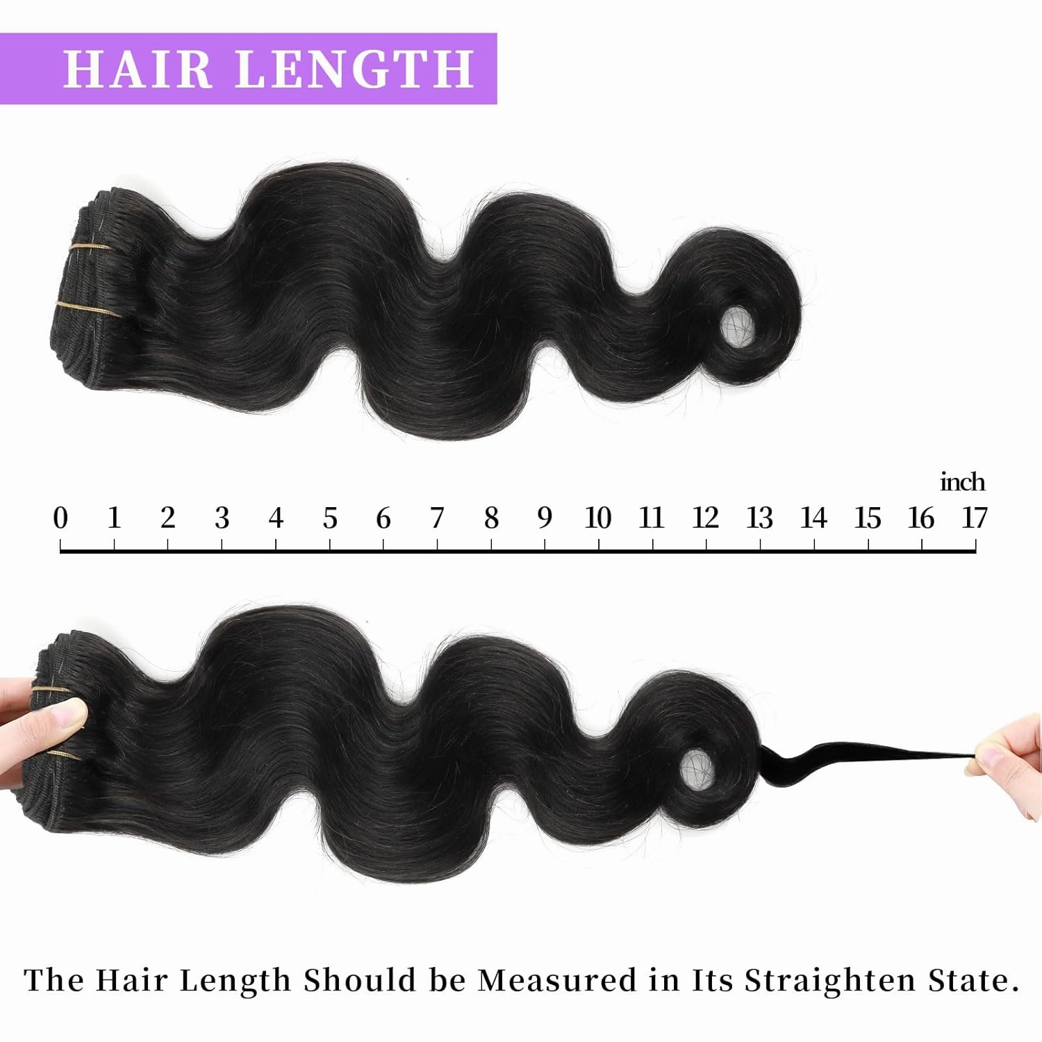 Sassina Body Wave Clip in Extensions Human Hair Double Weft Clip in Human Hair Extensions Full Head Natural Black Brazilian Clip Remy Thick Hair Extensions for Black Women 7Pcs 120G 20 Inch
