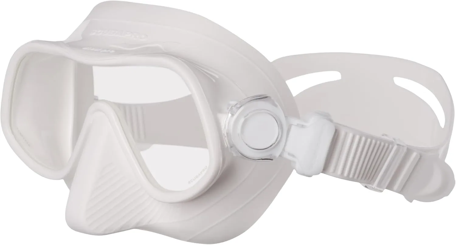 SCUBAPRO Steel Pro Scuba Diving Mask for Freediving, with Single Lens and Frameless, Low Volume Design