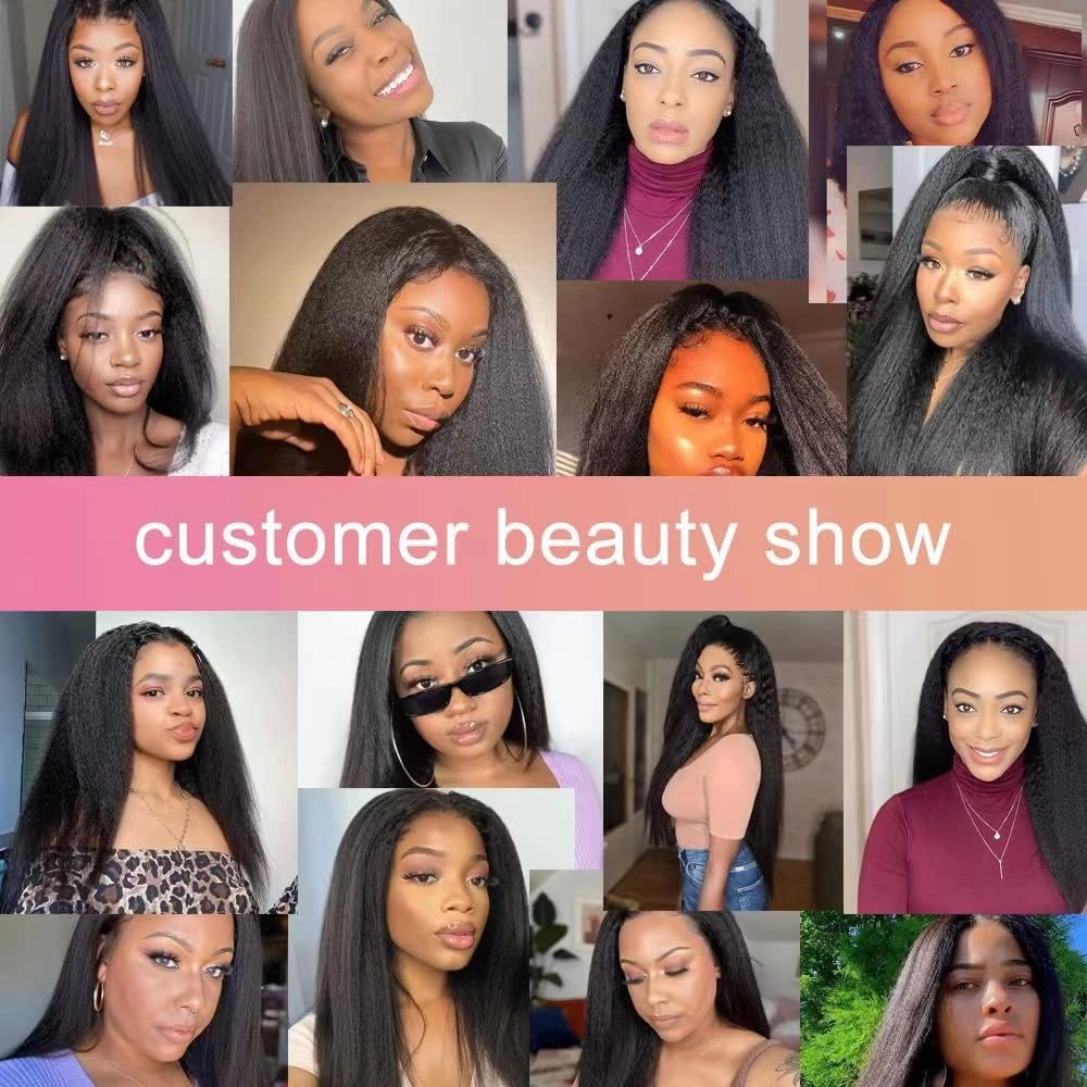 Seamless Clip In Hair Extensions Human Hair Kinky Straight 18inch 120g 8pcs Seamless Clip Ins For Black Women Real Human Hair Extensions Full Head kinky clip ins Invisible Pu Skin Weft Natural Black