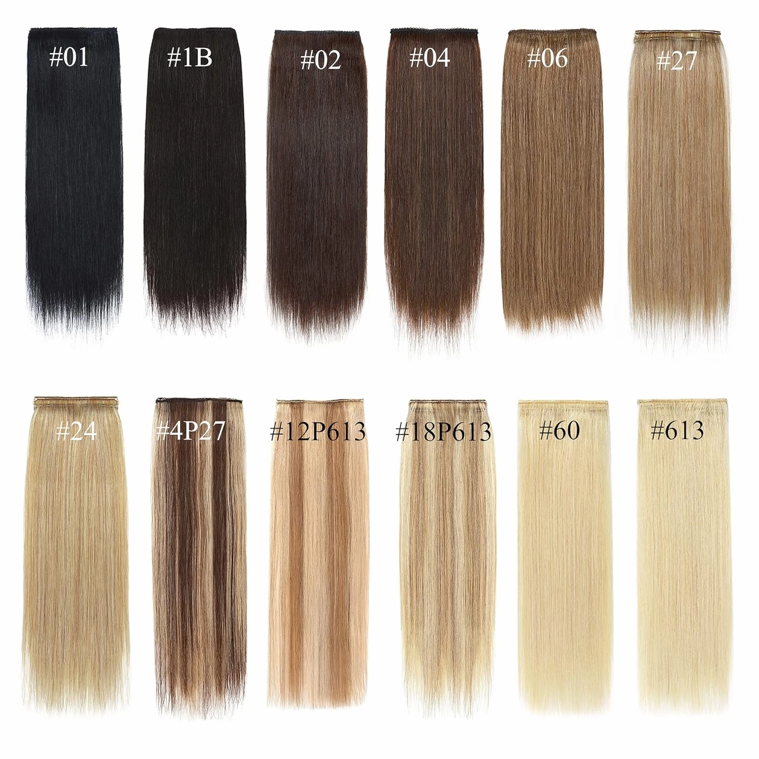SEGO 2 Pcs Short Hair Extensions Clip in Human Hair 6 Inch 20g Hairpiece Human Hair Toppers for Women With Thinning Hair Adding Hair Volume -#06 Light Brown