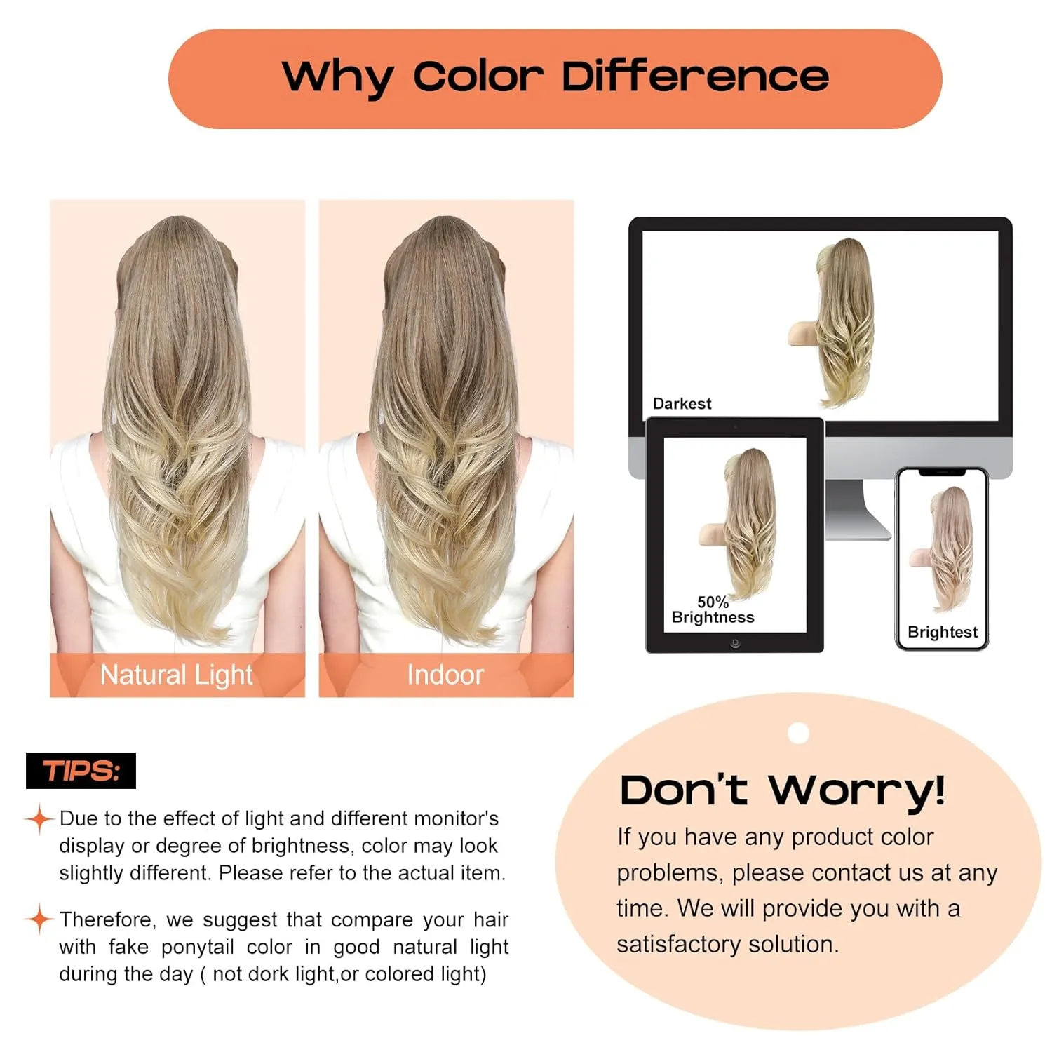 SEIKEA Versatile Drawstring Ponytail Extension, 26" Long Wavy Multi Layered Clip in Ponytail Hair Extensions Stand Up High Fake Pony Tail Soft Natural Synthetic Hairpiece for Women Deep Ginger