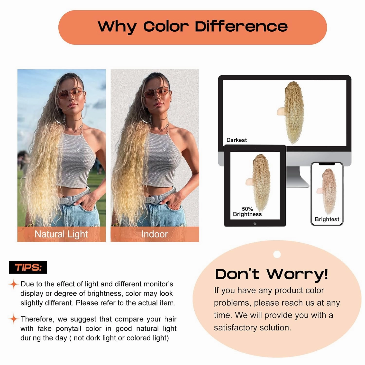 SEIKEA Ponytail Extension, 36" Long Lightweight Full Natural Curly Drawstring Ponytail Black Brown Fake Pony Tail Multi Layered Soft Clip in Hair Extensions Ponytail Synthetic Hairpiece for Women