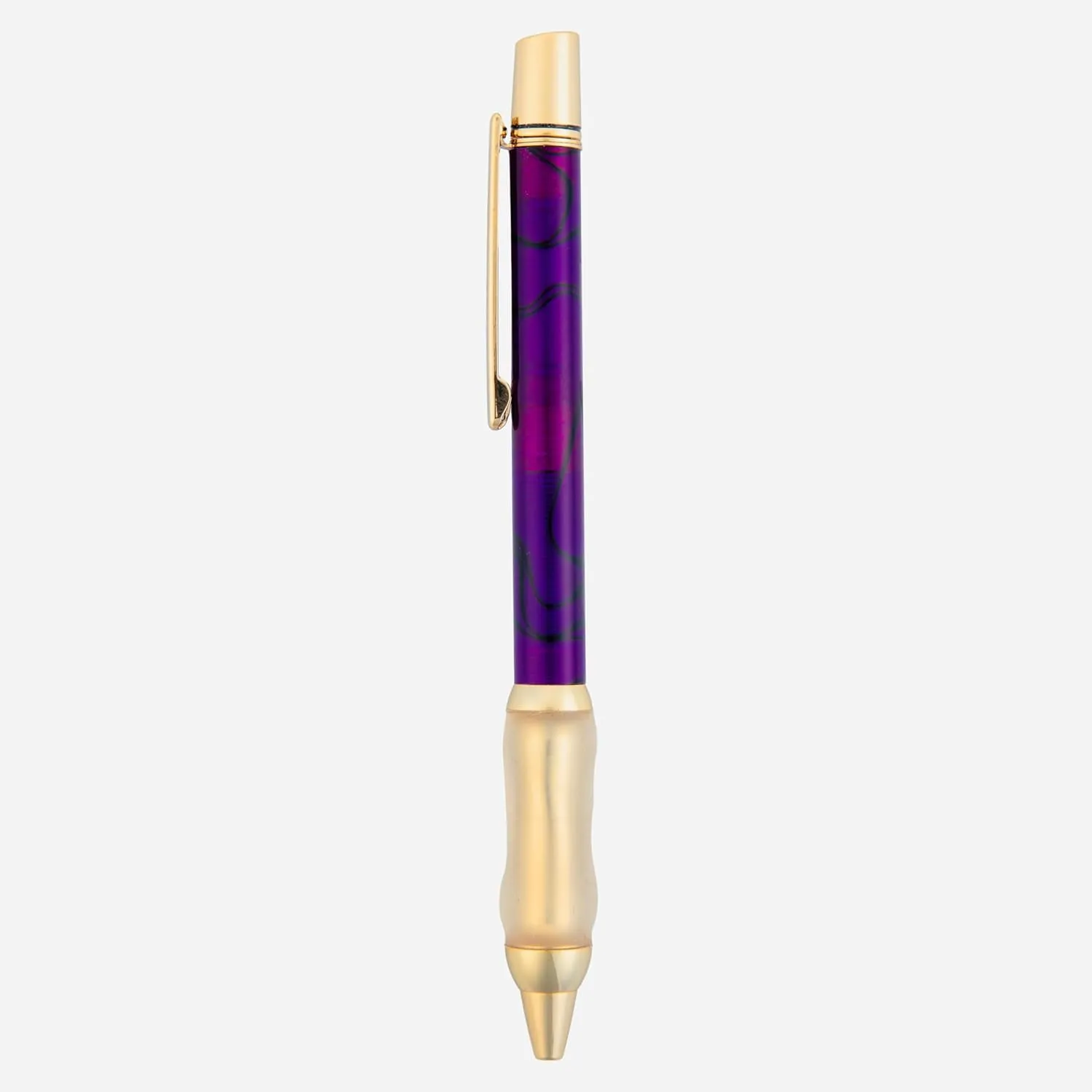 Sensa METRO Classic Retractable Ballpoint Pen (GOLD Purple Haze)