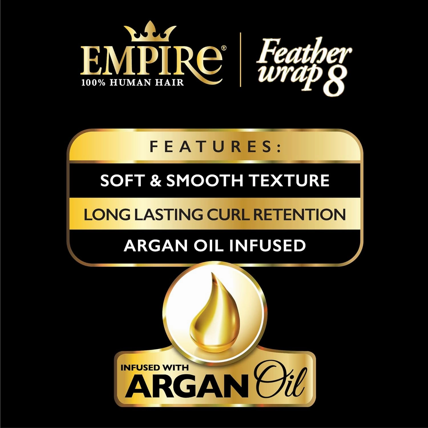 Sensationnel Empire bump weaving hairextension - feather wrap 8 inch human hair short bun weave styling (27 HONEYBLONDE)