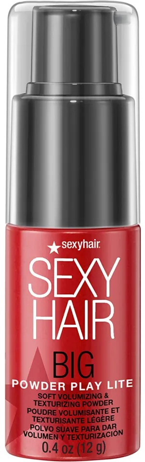 SexyHair Big Powder Play Lite Soft Volumizing & Texturizing Powder, 0.4 Oz | Up to 50% More Volume | Lightweight Powder | Invisible