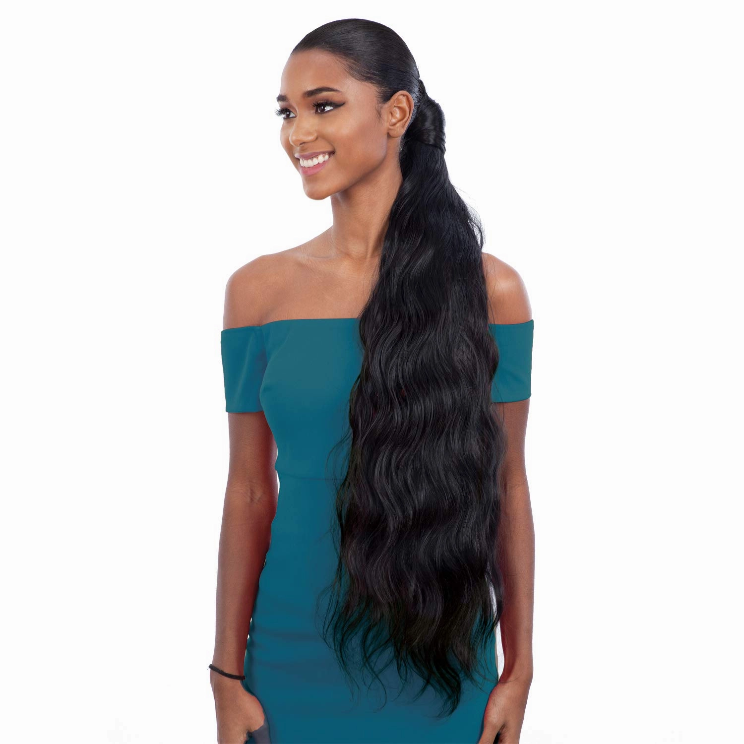 Shake-N-Go Synthetic Organique Pony Pro Ponytail - BODY WAVE 32" (1B)