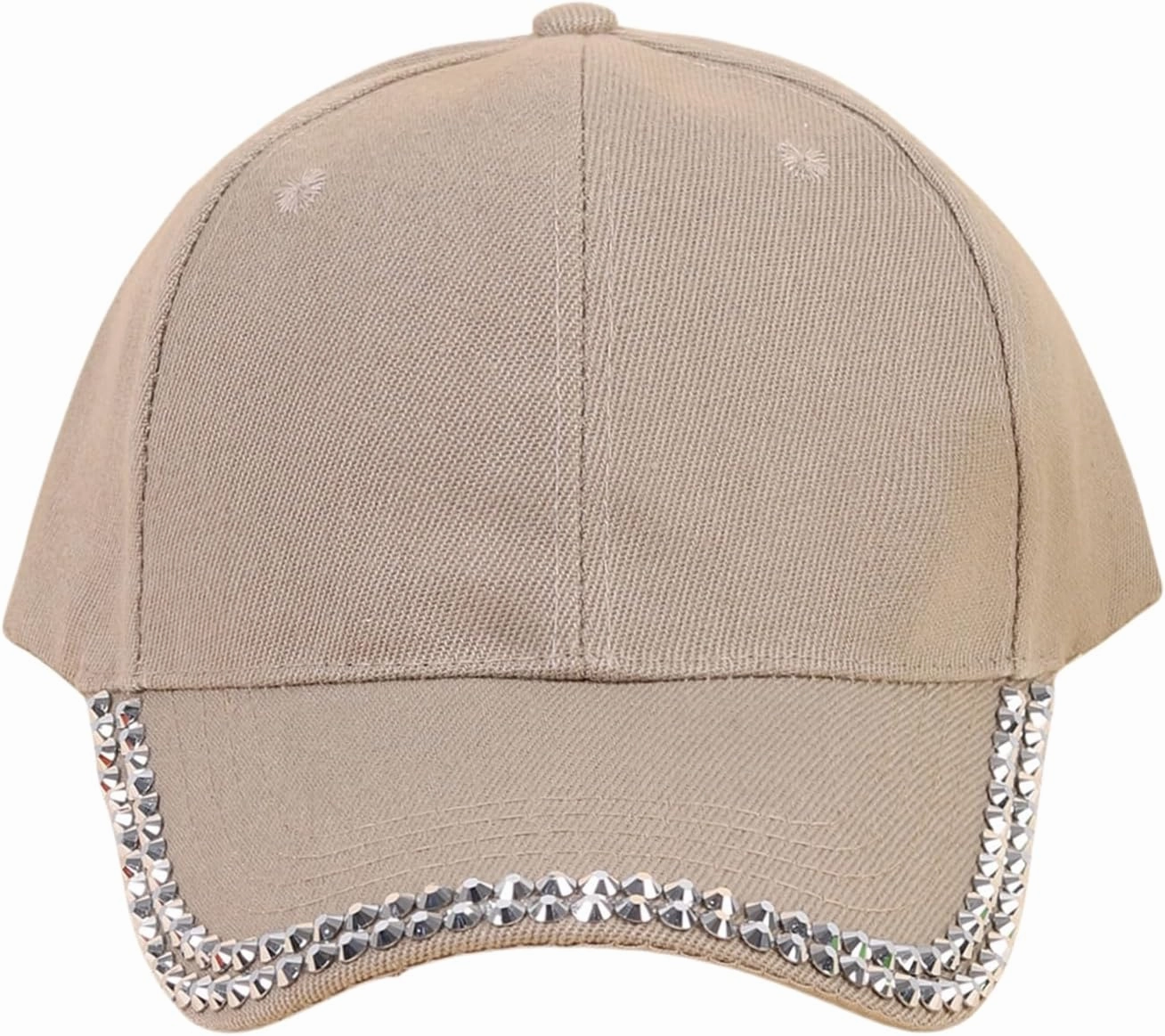 Shiny Rhinestone Brim Baseball Cap for Women Girls Bling Hats Sparkle Ponycap Trucker Hat Summer Outdoors Sun Cap