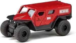 Siku 2307, GHE-O Rescue Vehicle, 1:50, Metal/Plastic, Red, Multi-Functional, Compatible Models at The Same Scale