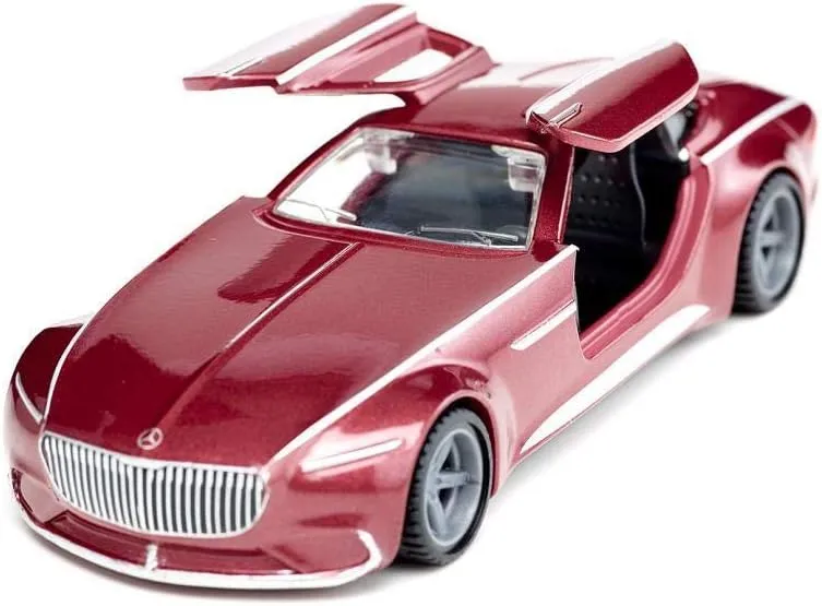 Siku 2357, Vision Mercedes Maybach 6 Grand Coupé, 1:50, Metal/Plastic, Red, Opening hinged Doors, Changeable Wheels