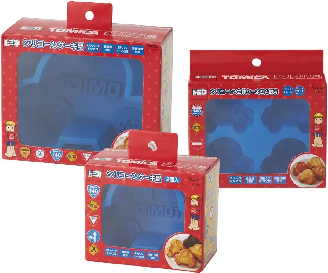 Skater SLC1-A Tomica Silicone Sponge Cake Mold 21 Takara Tomy