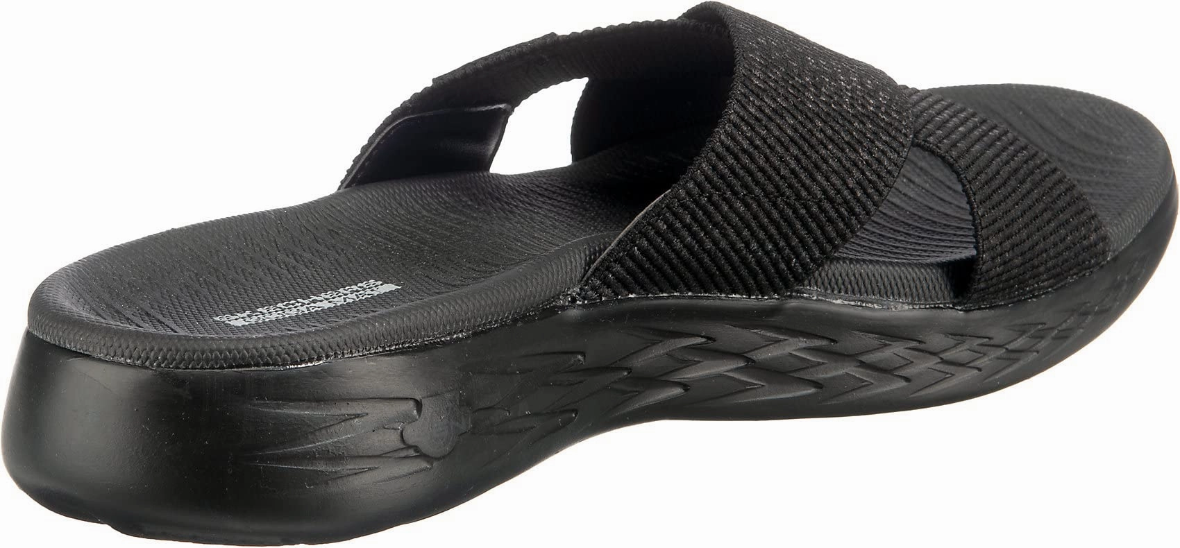 Skechers Women's On The Go 600 - Glistening Slide Sandal 10 Black