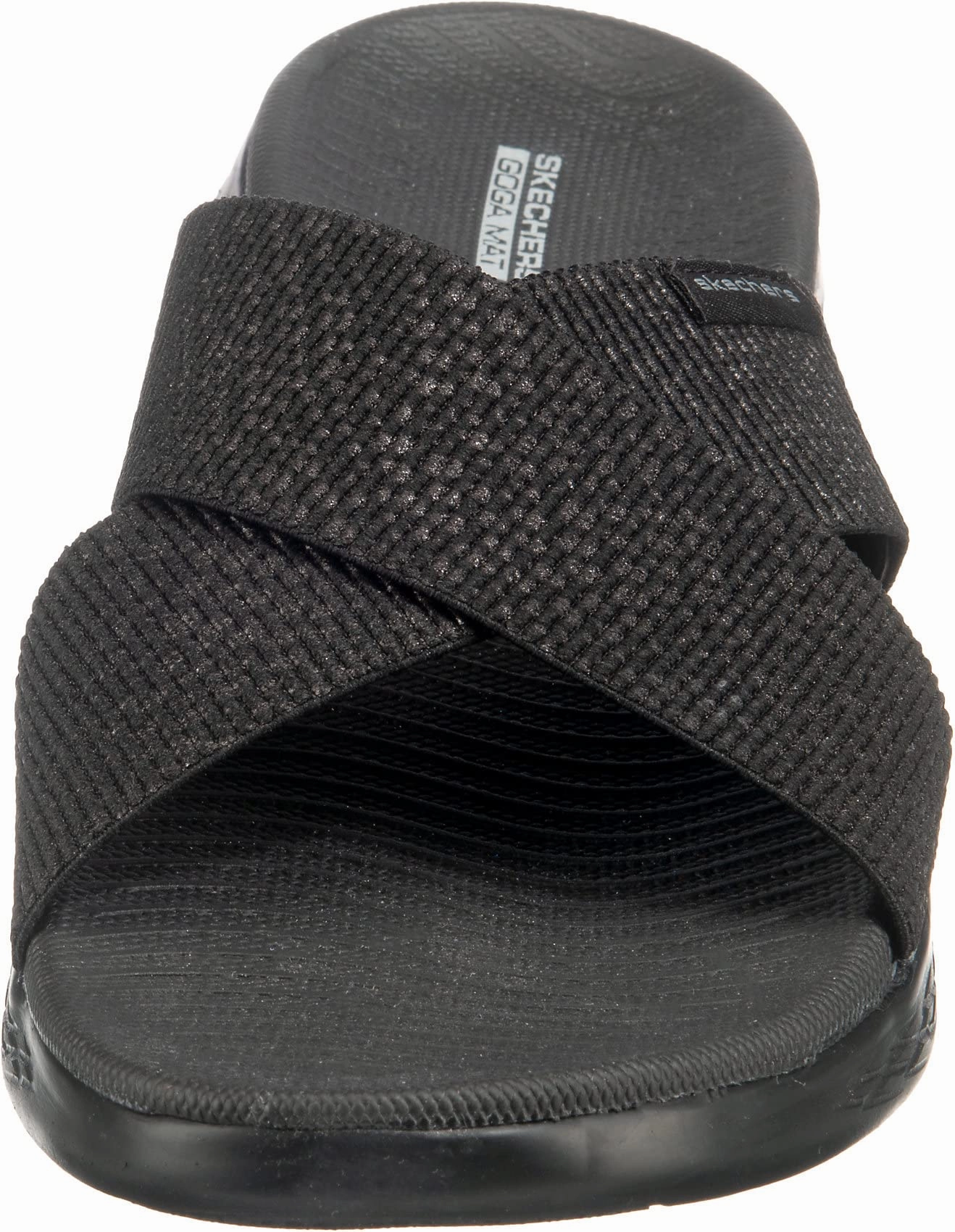 Skechers Women's On The Go 600 - Glistening Slide Sandal 10 Black