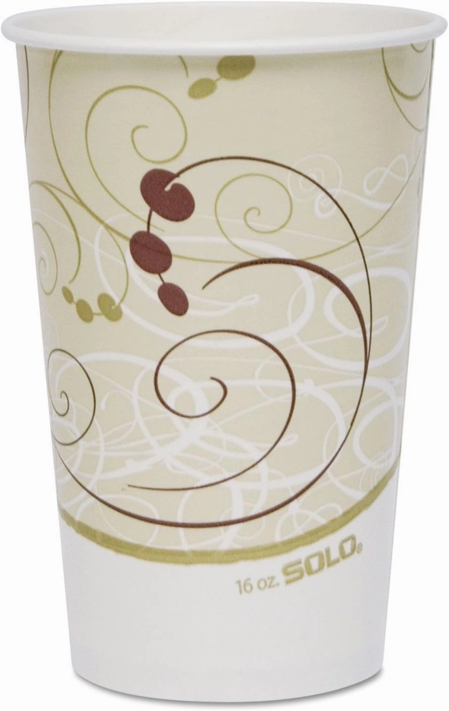 SOLO RP16PSYM Paper Cold Cups, 16 oz., Symphony Design, 50/Bag (SCCRP16PSYM)