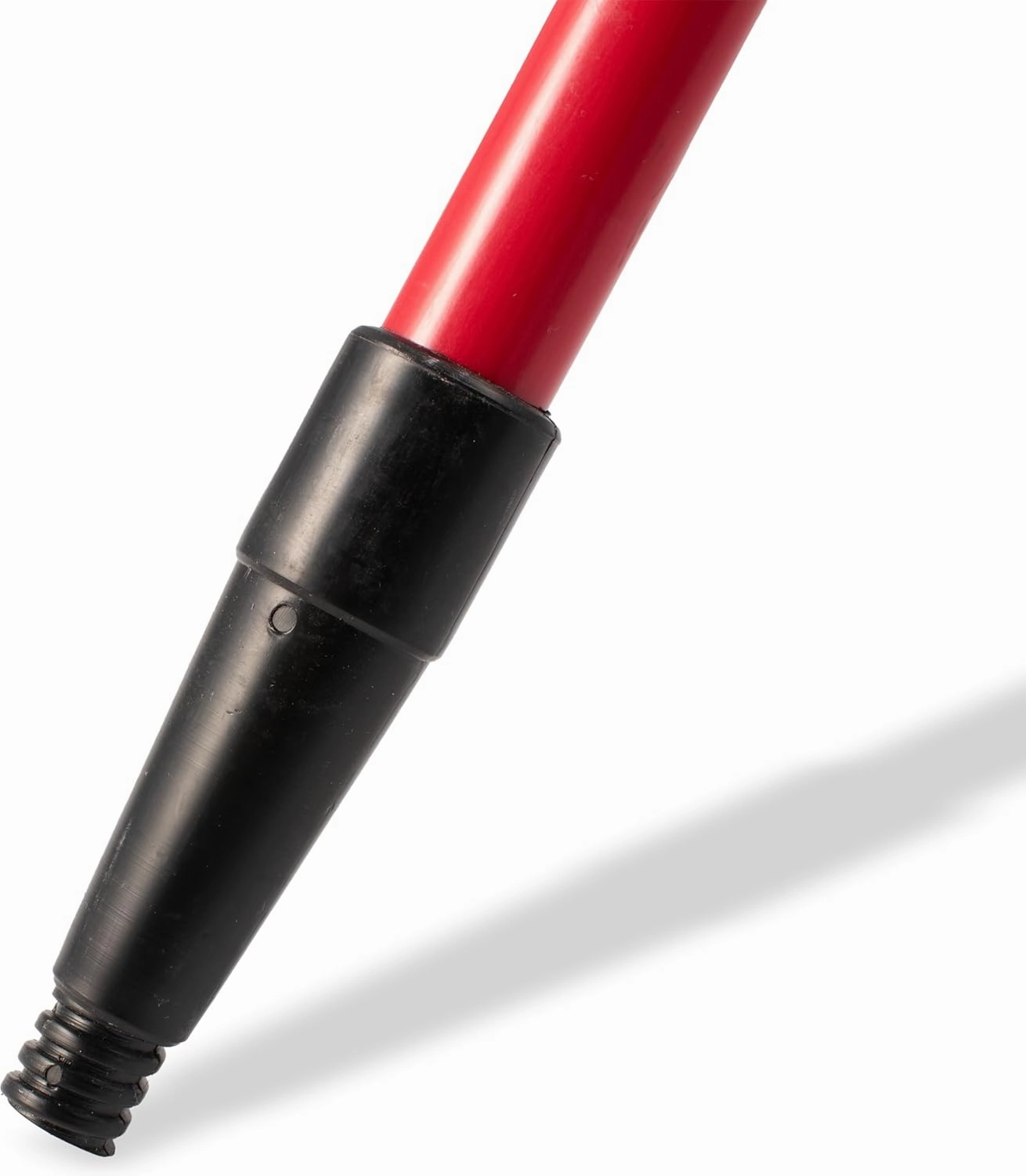 SPARTA 4022005 Spectrum Fiberglass Broom Handle, Mop Handle, Replacement Handle With Acme Threaded Tip For Commercial Cleaning, 60 Inches, Red