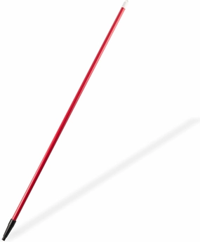 SPARTA 4022005 Spectrum Fiberglass Broom Handle, Mop Handle, Replacement Handle With Acme Threaded Tip For Commercial Cleaning, 60 Inches, Red