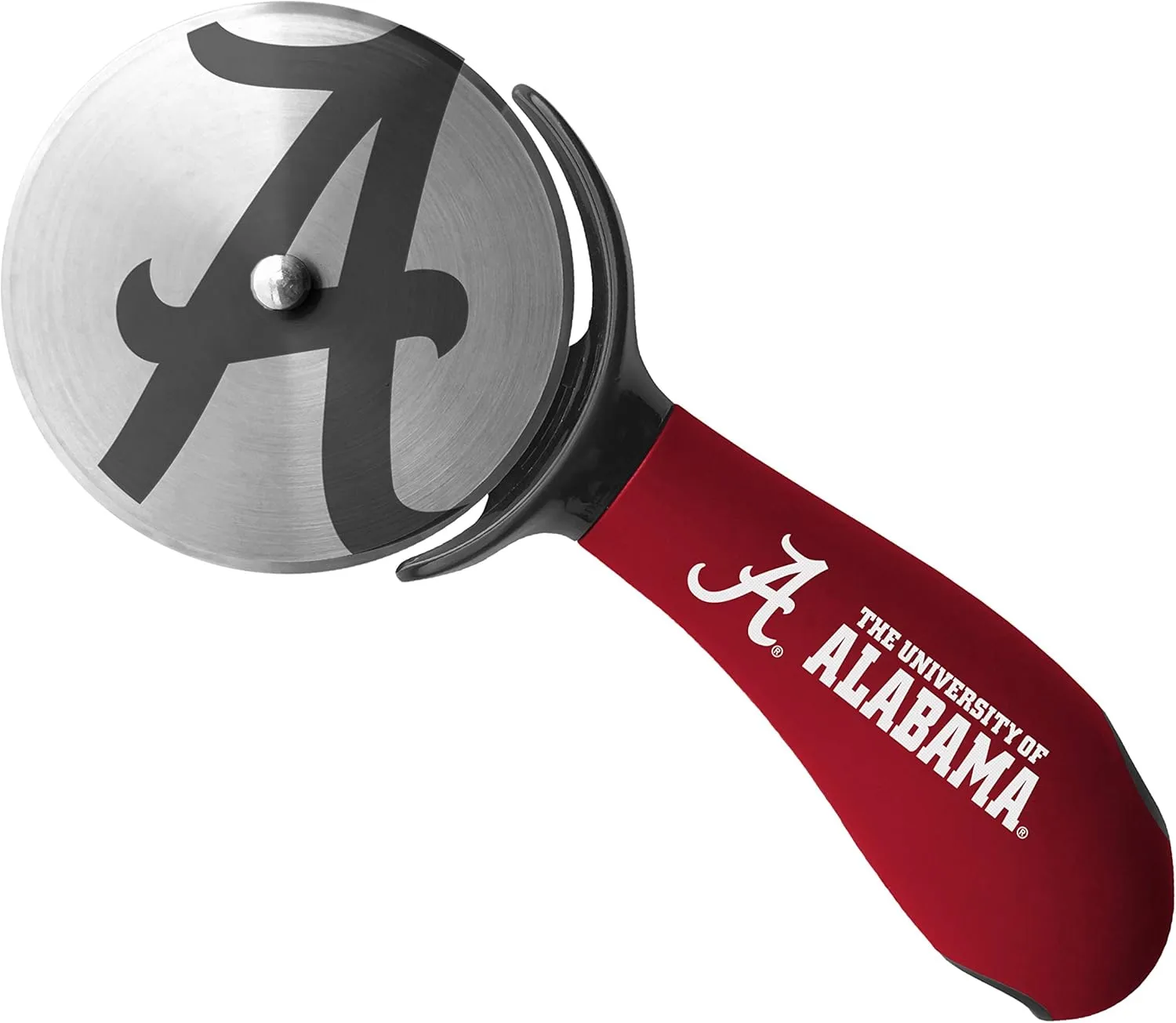 SportsVault Crimson Tide Pizza Cutter, Stainless Steel Blade, 3.25-Inch Wheel, Officially Licensed, Multi-Purpose