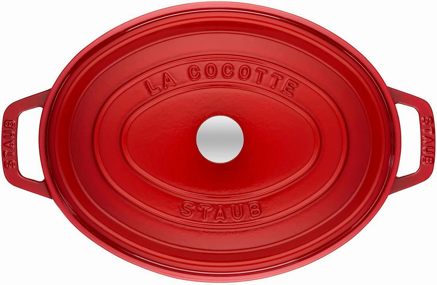 STAUB 40509-866-0 Cast Iron Cocotte, Cherry, 31 cm