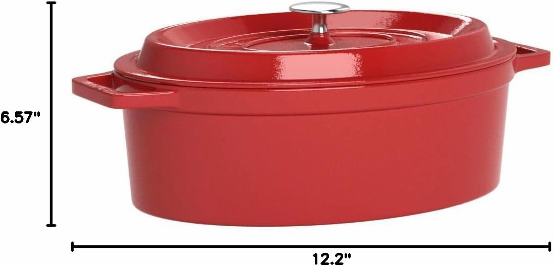 STAUB 40509-866-0 Cast Iron Cocotte, Cherry, 31 cm