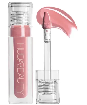 Sugar Baby HUDA Faux Filler Shiny Non-Sticky Lip Gloss, 0.13 Fl Oz (Pack of 1), Pink