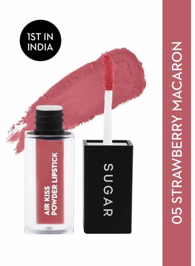 SUGAR Air Kiss Powder Lipstick - 05 Strawberry Macaron