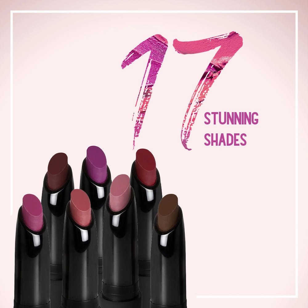SUGAR Matte Attack Transferproof Lipstick - 05 Tan Halen (Chocolate Brown) (2g)