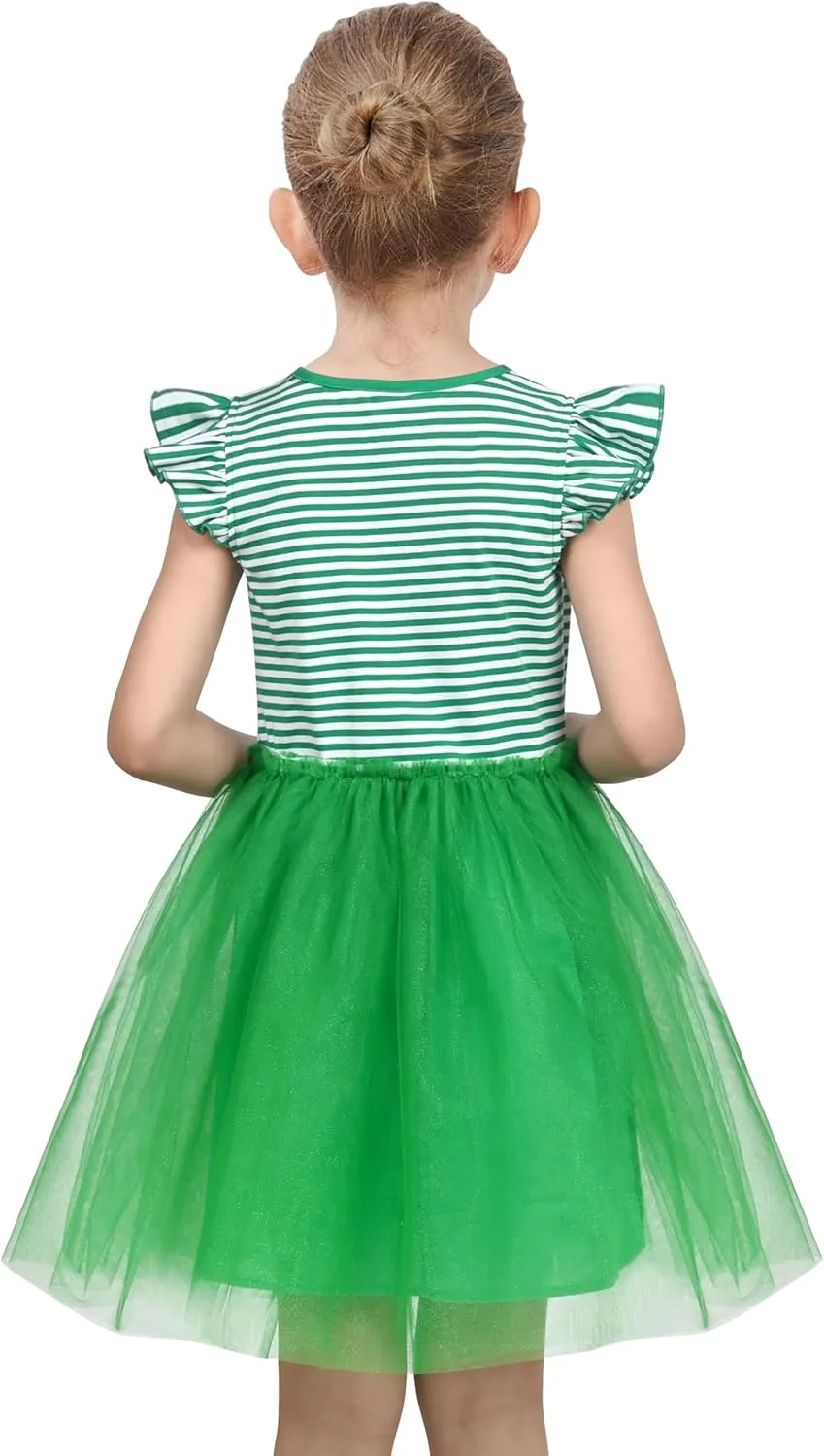 Sunny Fashion Girls Dress Pink Sequin Wedding Hi-Low Tulle Skirt Tutu Flutter Sleeve