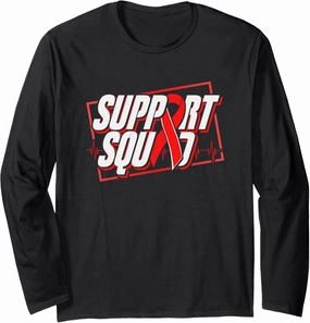 Support Squad - Thrombosis Awareness DVS Family Support Long Sleeve T-Shirt