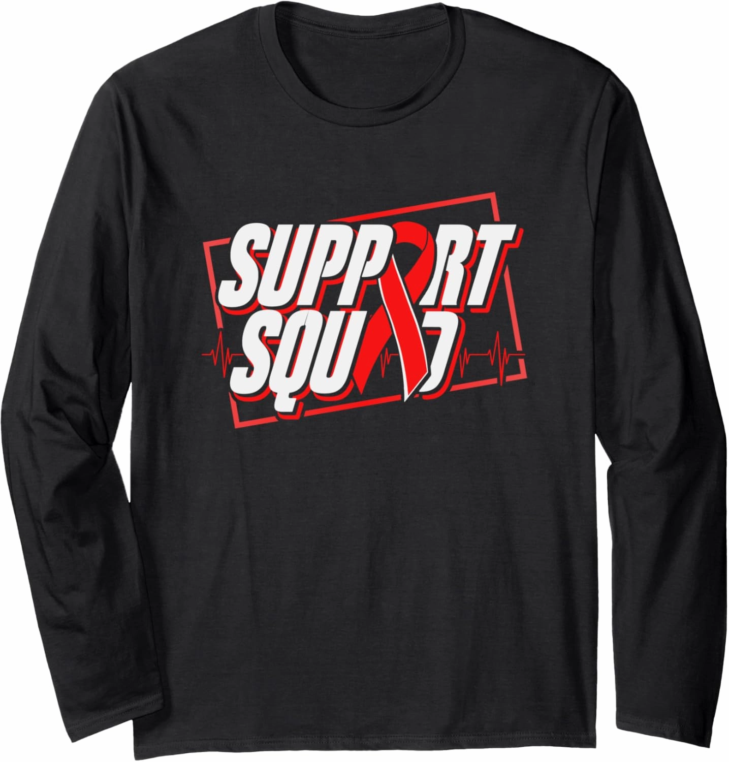 Support Squad - Thrombosis Awareness DVS Family Support Long Sleeve T-Shirt