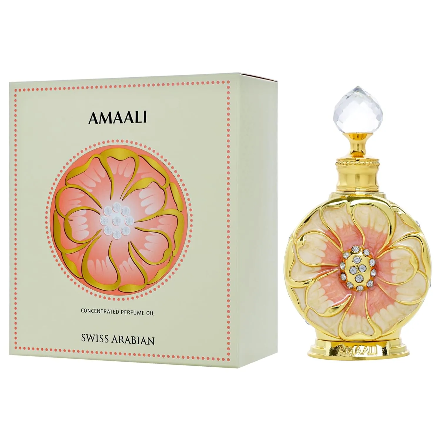 Swiss Arabian Amaali - Luxury Products From Dubai - Long Lasting And Addictive Personal Perfume Oil Fragrance - A Seductive Signature Aroma - 0.5 Oz