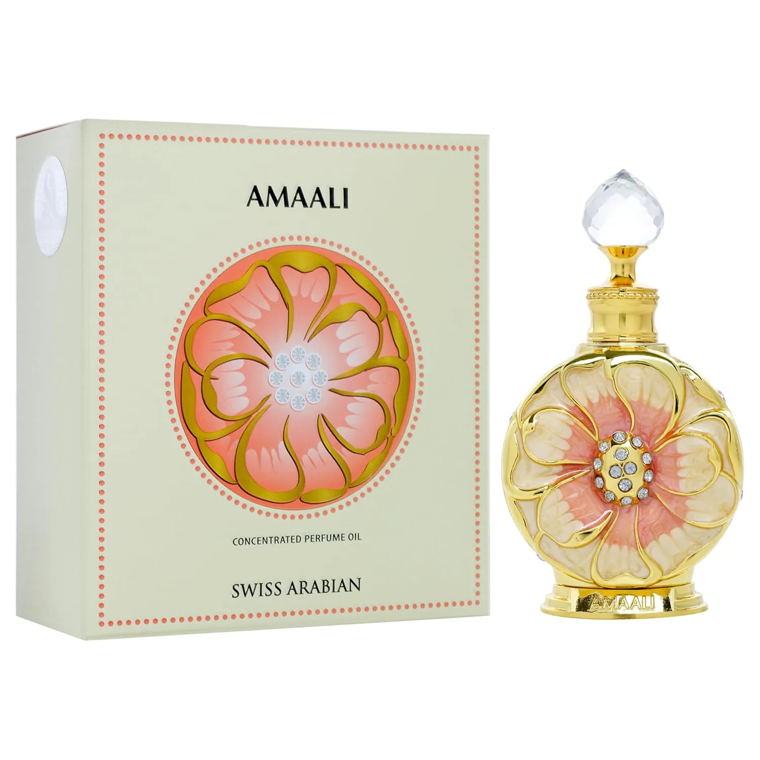 Swiss Arabian Amaali - Luxury Products From Dubai - Long Lasting And Addictive Personal Perfume Oil Fragrance - A Seductive Signature Aroma - 0.5 Oz