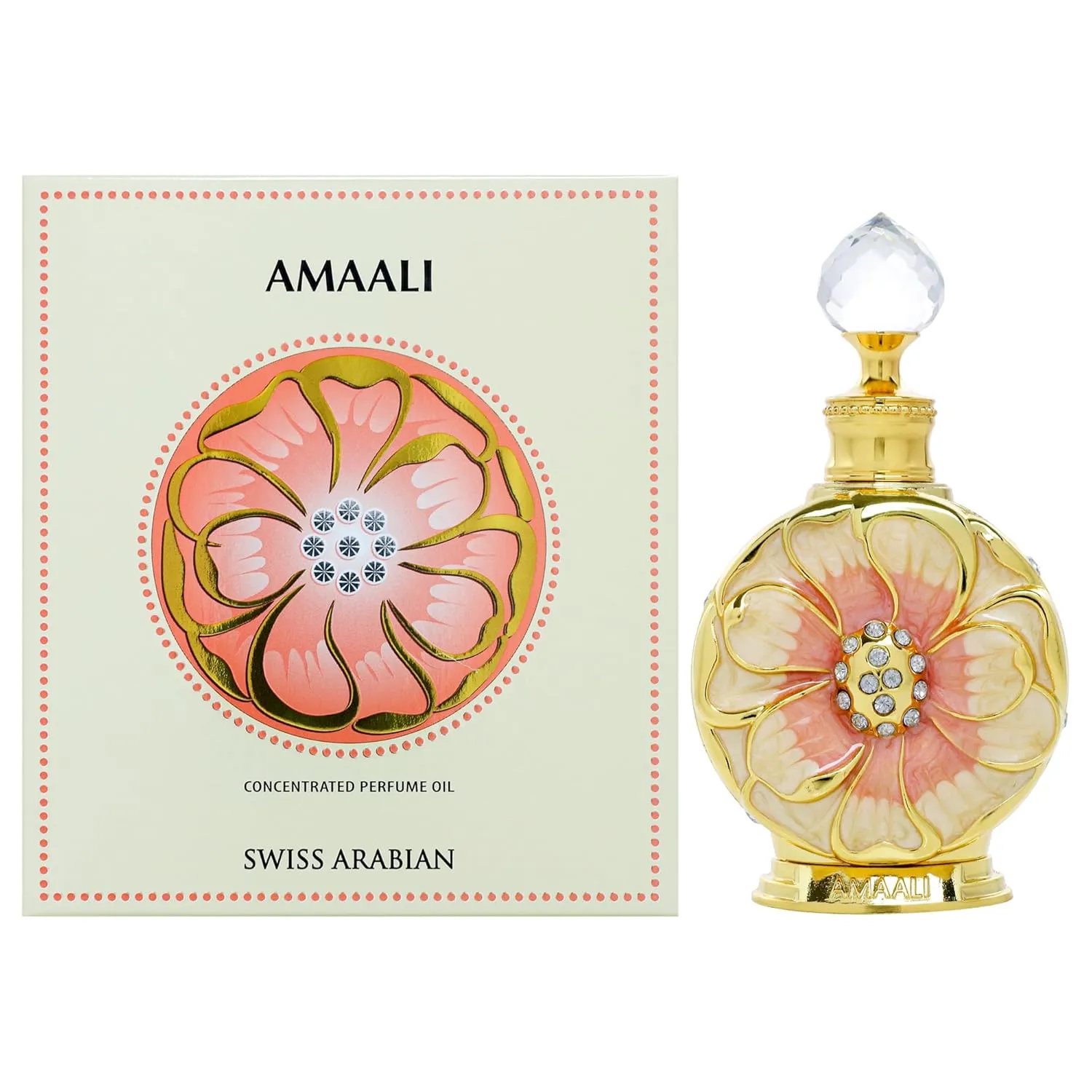 Swiss Arabian Amaali - Luxury Products From Dubai - Long Lasting And Addictive Personal Perfume Oil Fragrance - A Seductive Signature Aroma - 0.5 Oz