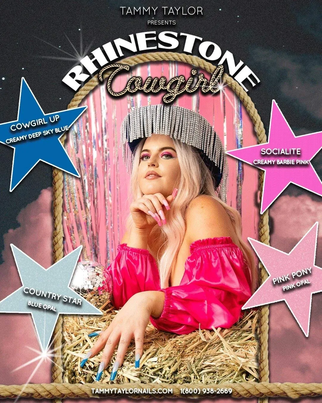 Tammy Taylor Rhinestone Cowgirl | Gelegance Gel Polish Bundle