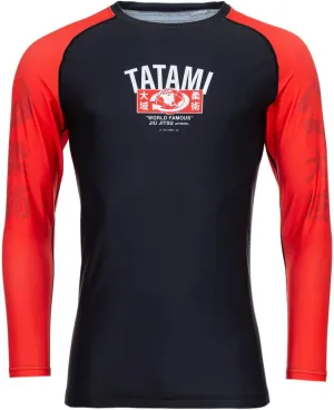 Tatami Fightwear World Famous Long Sleeve Rashguard - Black