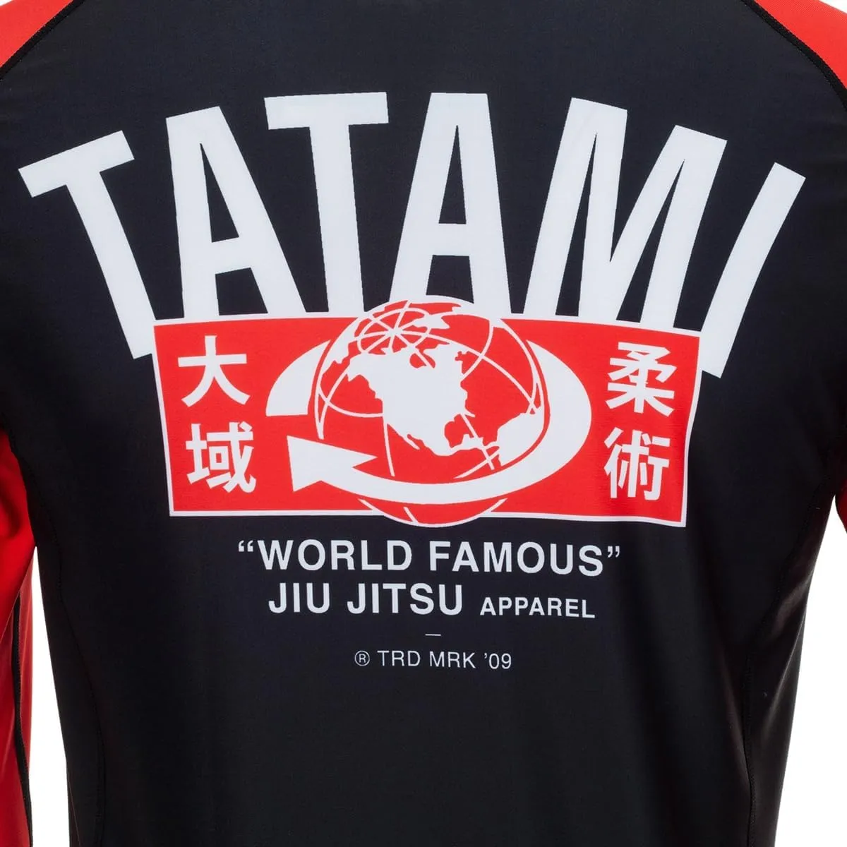 Tatami Fightwear World Famous Long Sleeve Rashguard - Black