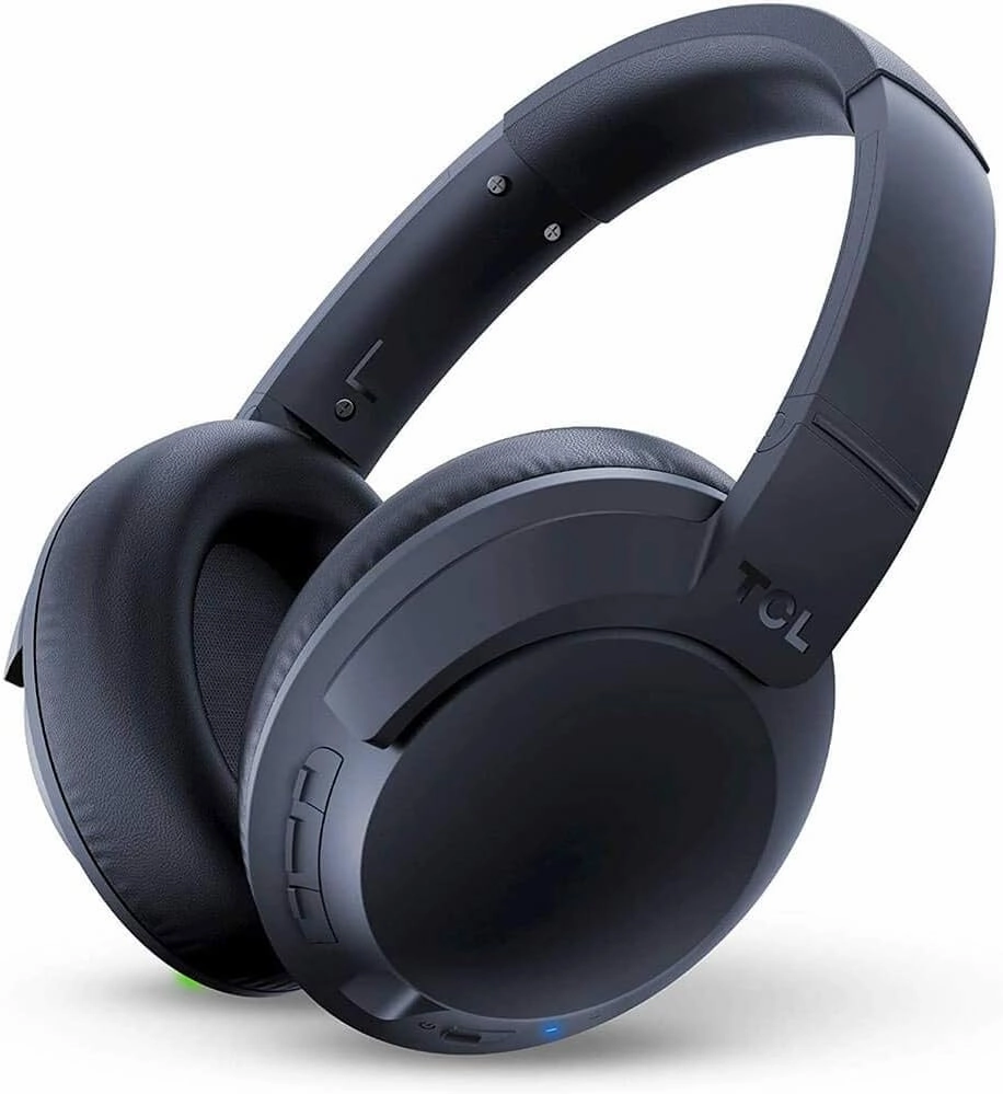 TCL ELIT400NC Wireless On-Ear Headphones Hi-Res Noise Cancelling Bluetooth Headphones with 22 Hour Playtime and Fast Charge – Midnight Blue