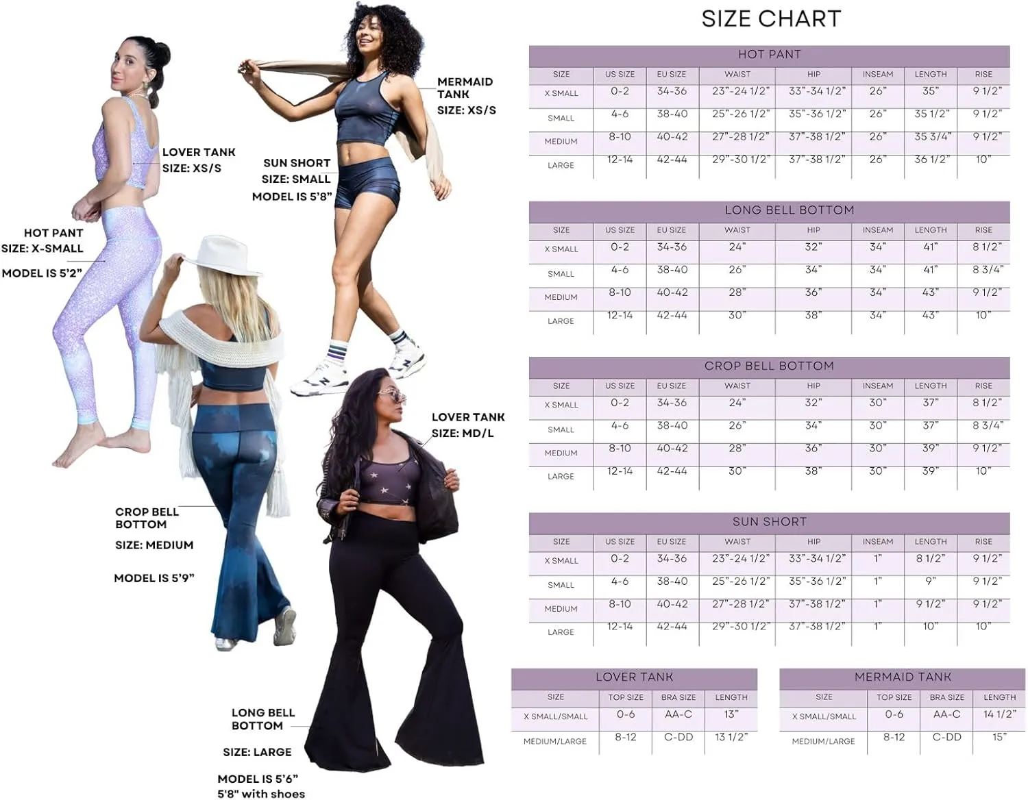 teeki Crop Bell Bottom Pant for Women High-Waist Stretchy Flare Bell Bottoms Premium Athletic Pants Retro 70s