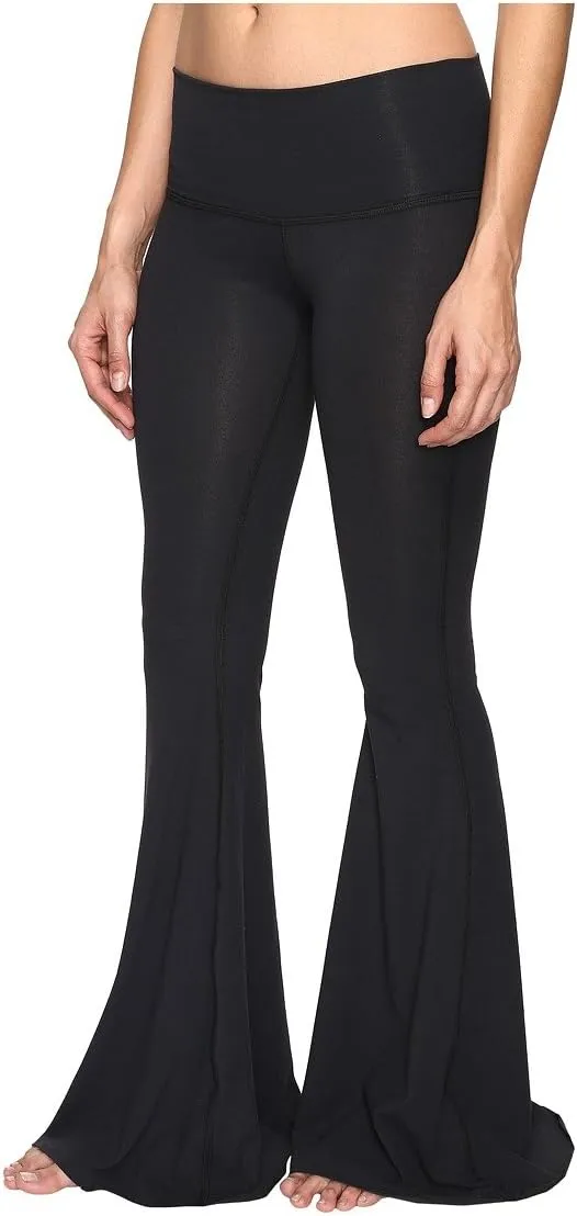 teeki Long Bell Bottom Pant for Women High-Waist Stretchy Flare Bell Bottoms Premium Athletic Pants Retro 70s