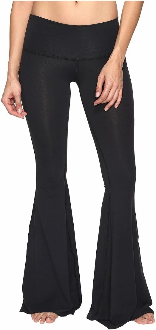 teeki Long Bell Bottom Pant for Women High-Waist Stretchy Flare Bell Bottoms Premium Athletic Pants Retro 70s