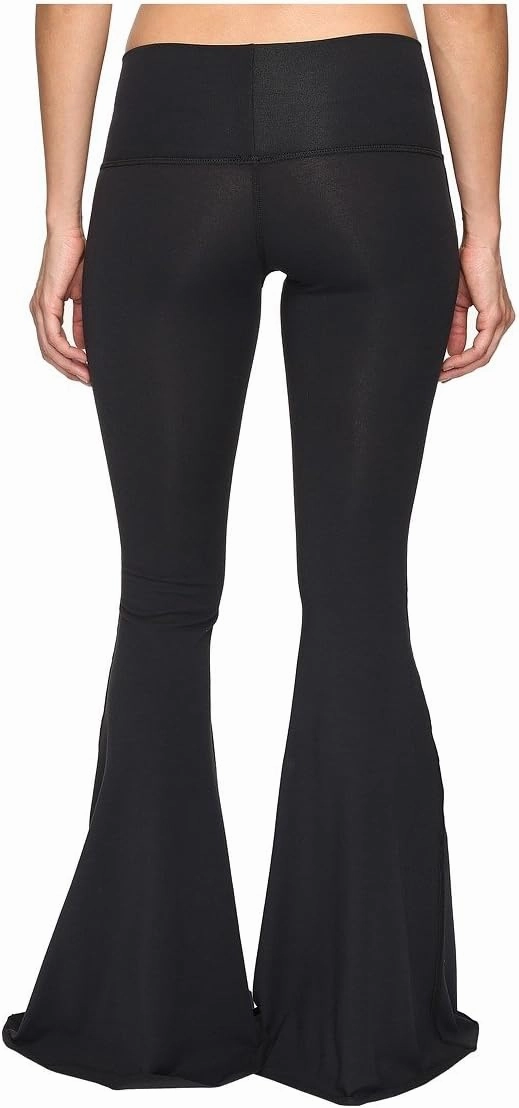 teeki Long Bell Bottom Pant for Women High-Waist Stretchy Flare Bell Bottoms Premium Athletic Pants Retro 70s