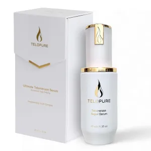 Telomerase Super Serum - Skincare Beauty Serum for Telomere Health - Anti-Aging DNA Repair for Face & Body - Nourishing and Moisturizing to Rejuvenate Skin
