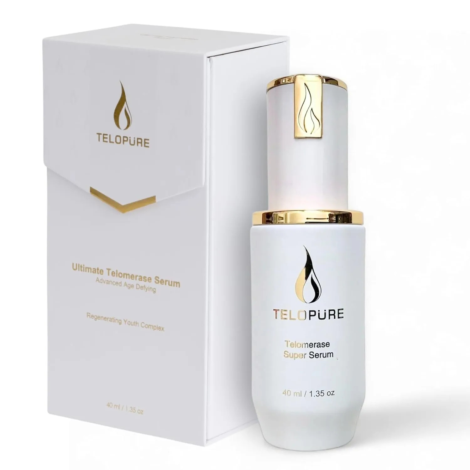 Telomerase Super Serum - Skincare Beauty Serum for Telomere Health - Anti-Aging DNA Repair for Face & Body - Nourishing and Moisturizing to Rejuvenate Skin