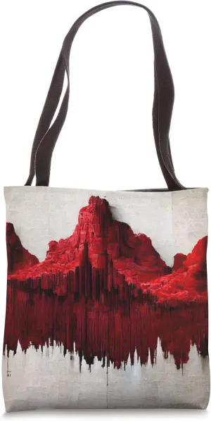 The Crimson Mountain Tote Bag