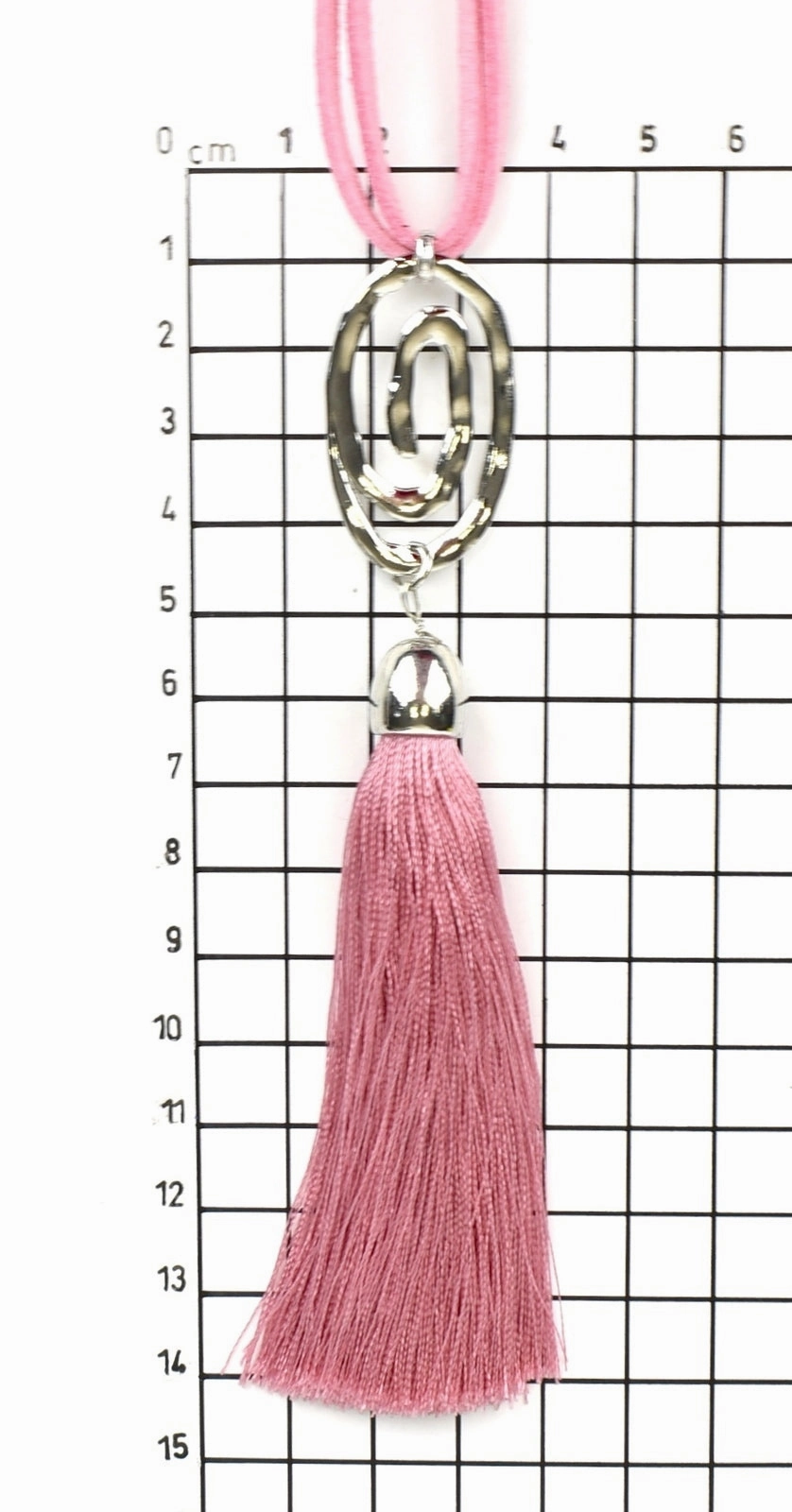THSJ1207X:Dusty Pink:The Circle of Life Pendant Necklace