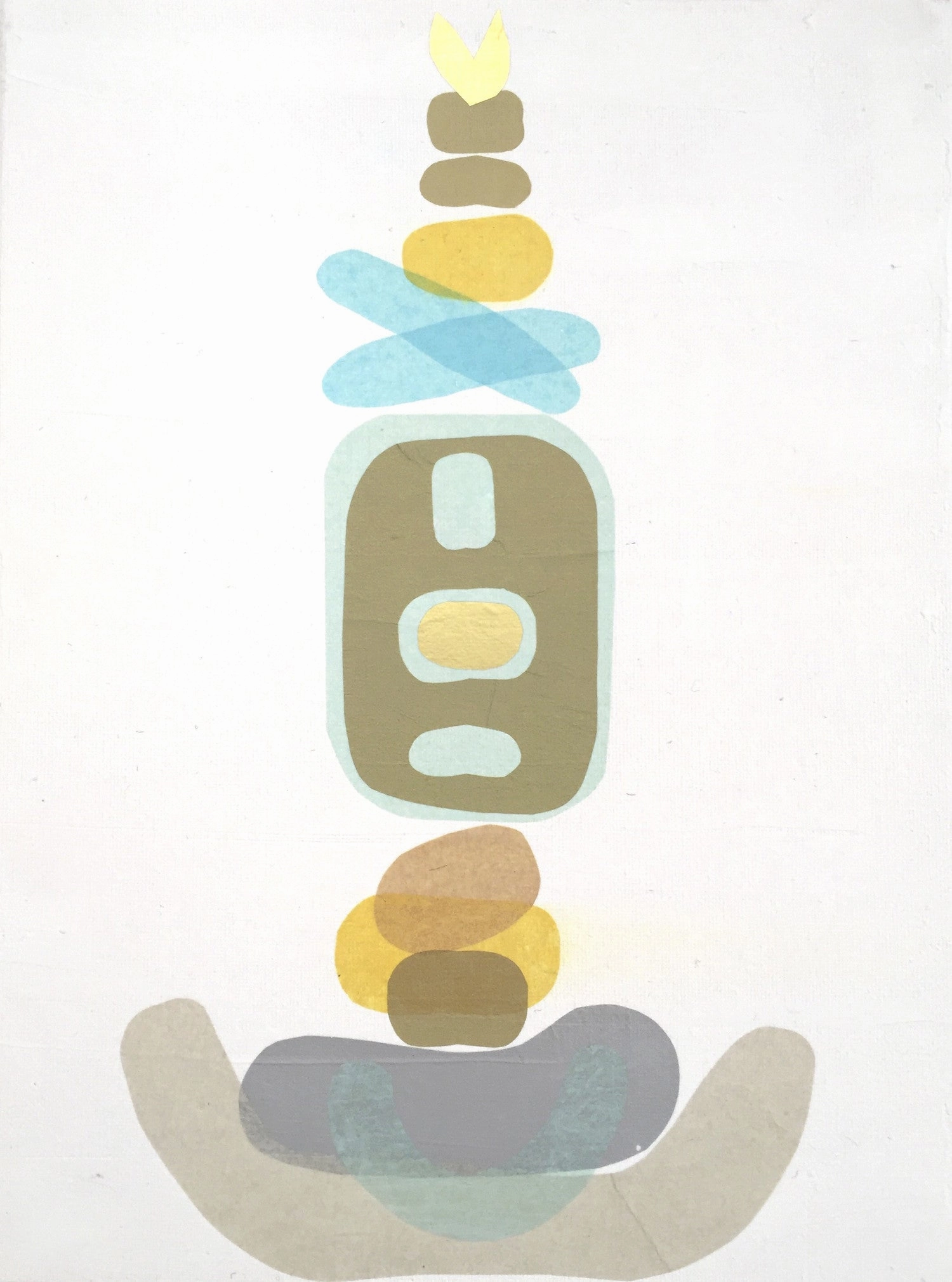 tissue totem no. 4 - canvas