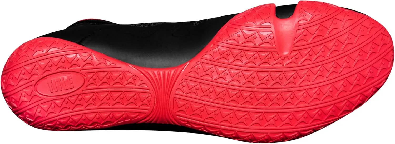 TITLE Boxing Total Balance Men's Athletic Shoe - Black/Red, Size 10.5