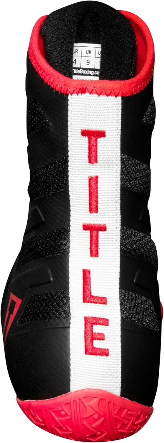TITLE Boxing Total Balance Men's Athletic Shoe - Black/Red, Size 10.5