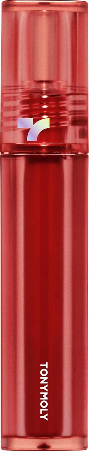 TONYMOLY Perfect Lips Shocking Lip Tint, Long Lasting Semi-Permanent Moisturizing Formula, N06 Red Shocking