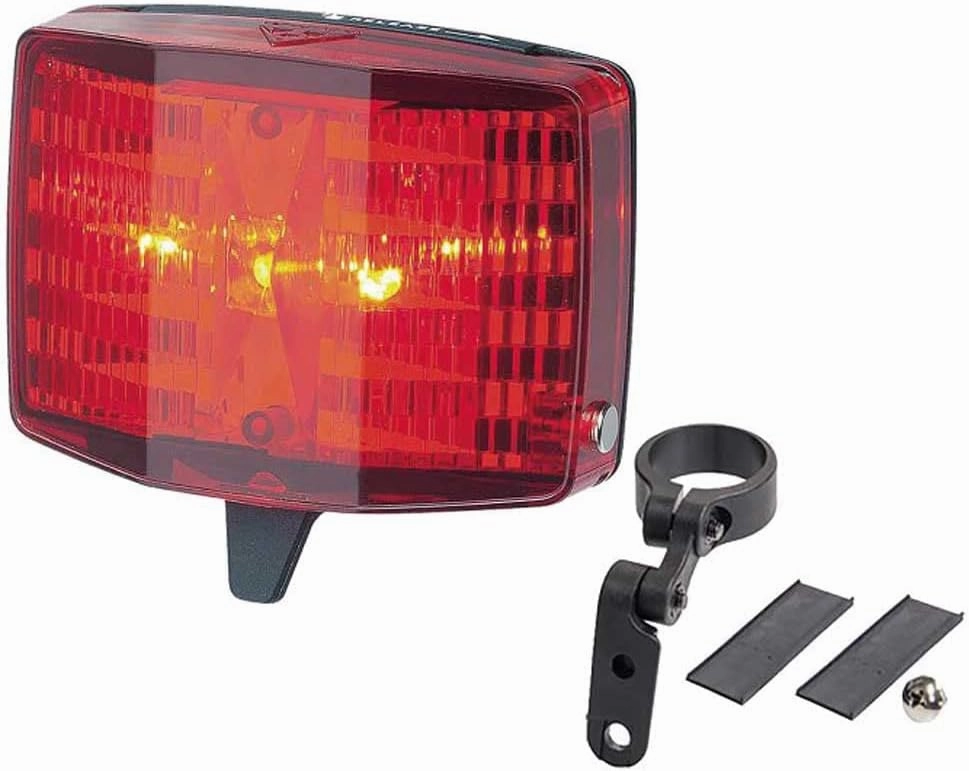 Topeak RedLite Aura Bike Tail Light, Red, 2.2” x 1.6” x 0.9”